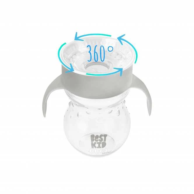 AKUKU neišsiliejanti gertuvė su dviem rankenėlėmis 360°, 270 ml, A0010