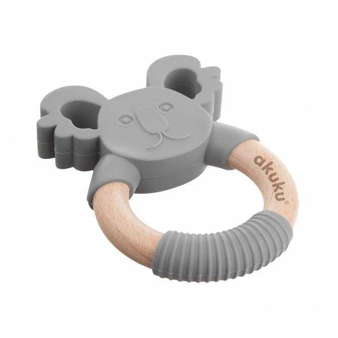 AKUKU silikoninis/medinis kramtukas KOALA, A0138