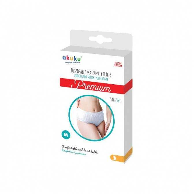 AKUKU vienkartinės kelnaitės po gimdymo, 5 vnt., А0549-A0552