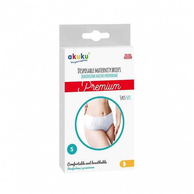 AKUKU vienkartinės kelnaitės po gimdymo, 5 vnt., А0549-A0552