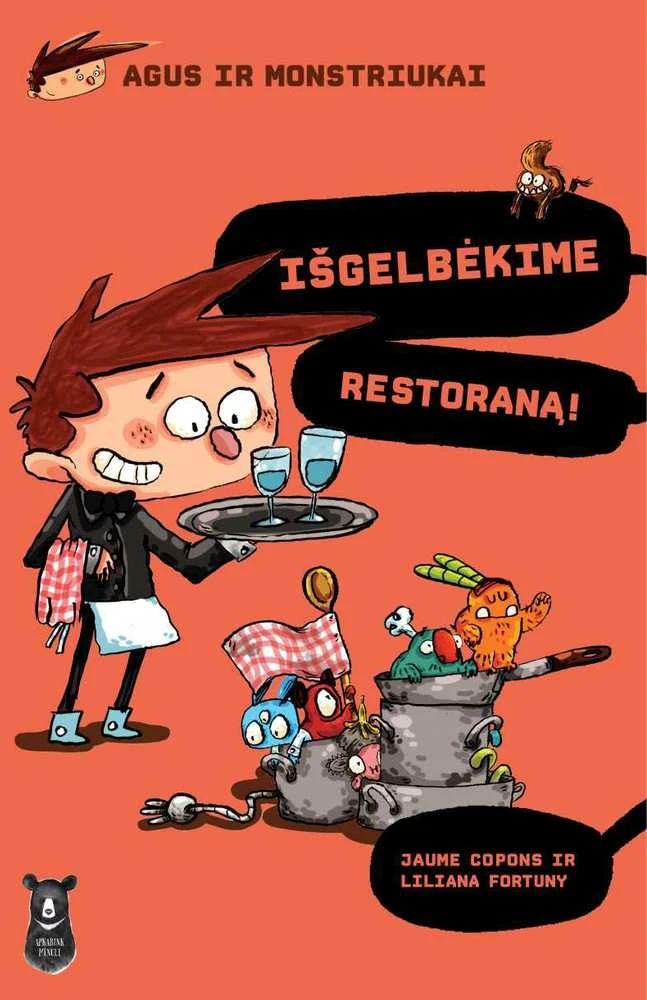 Apkabink Menuli Agus ir monstriukai. Išgelbėkime restoraną!