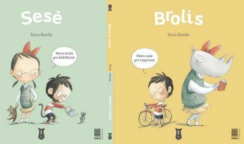 Apkabink Menuli Sesė ir brolis
