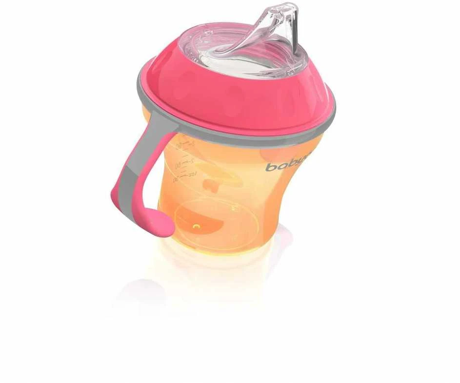 Baby Ono BABYONO 180 ml neišsiliejantis puodelis-gertuvė minkštu snapeliu NATURAL NURSING