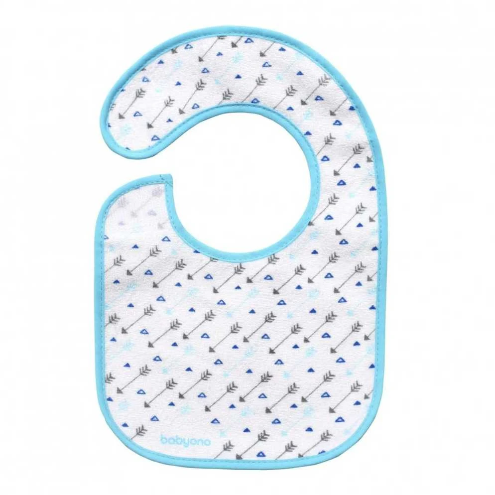 Baby Ono BABYONO 3+ mėn. frotinis neperšlampantis seilinukas