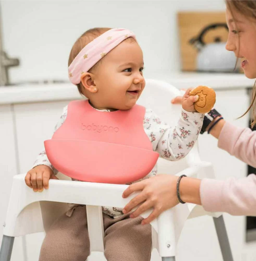 Baby Ono BABYONO minkštas seilinukas, tamsiai mėlynas