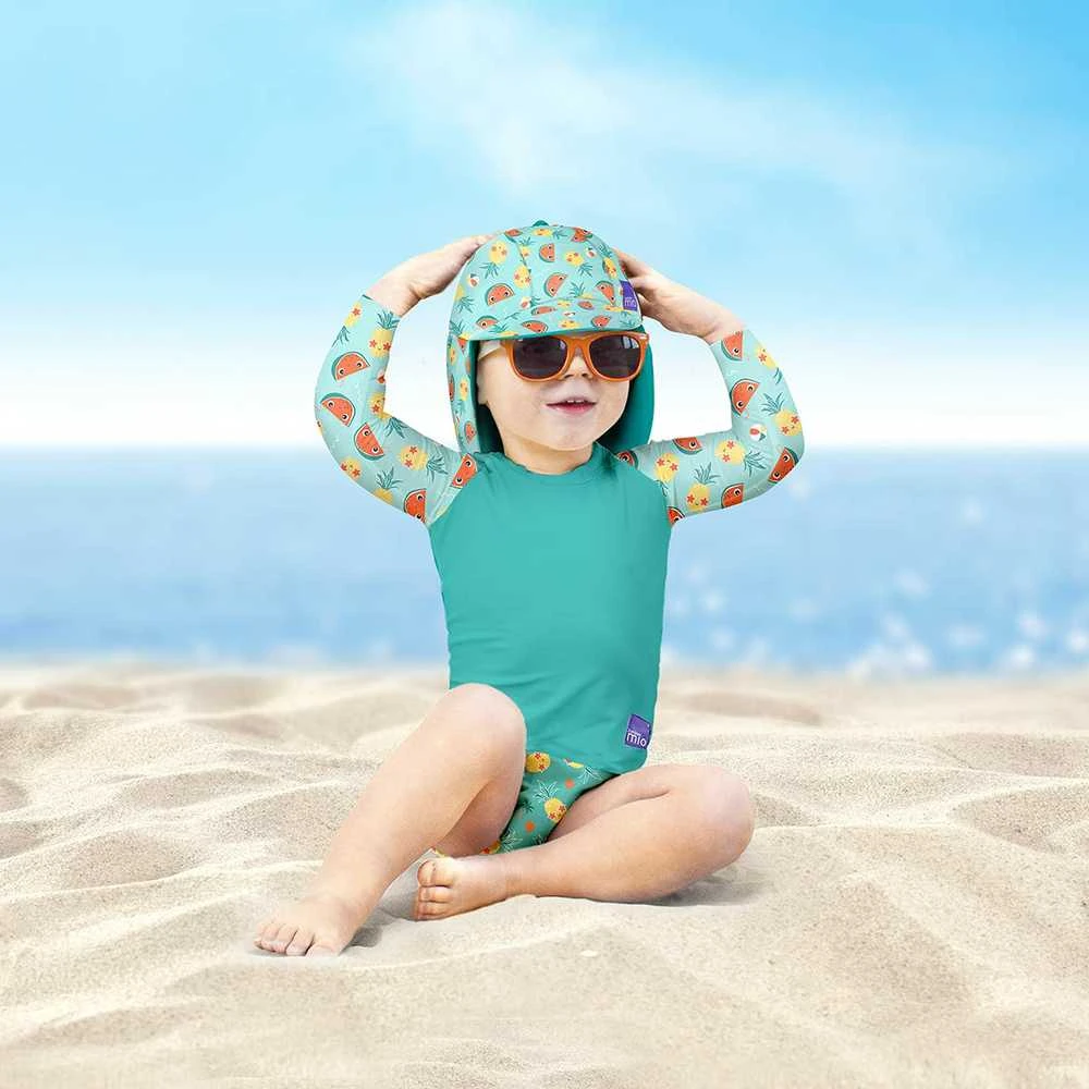 BAMBINO MIO dvipusė maudymosi kepurė TROPICAL