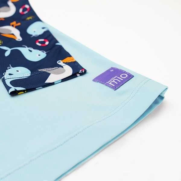 BAMBINO MIO maudymosi marškinėliai PELICAN PIER