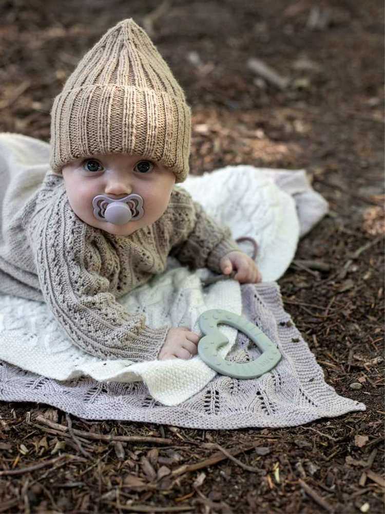Mam Baby BIBS 0-6 mėn. silikoniniai čiulptukai SUPREME, 2 vnt., Ivory/Sage