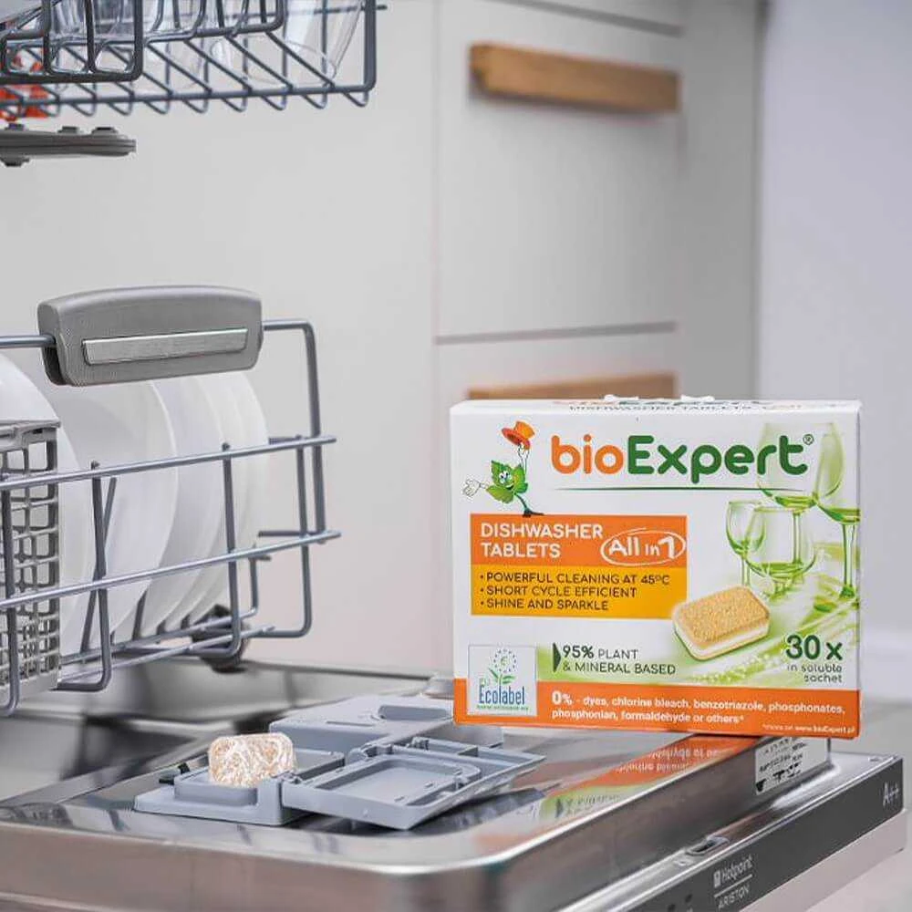 BIOEXPERT ekologiškos indaplovių tabletės, 30 vnt.