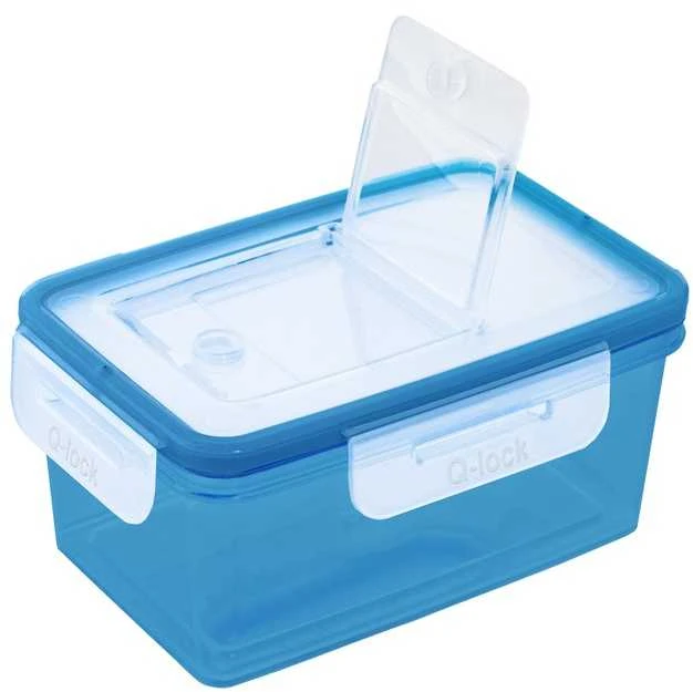 BRANQ 0,65 l plastikinis indelis Q-LOCK, mėlynas