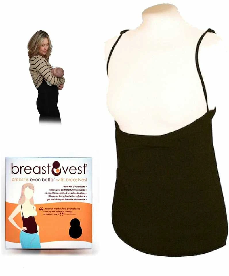 BREASTVEST liemenė maitinančioms mamoms, juoda