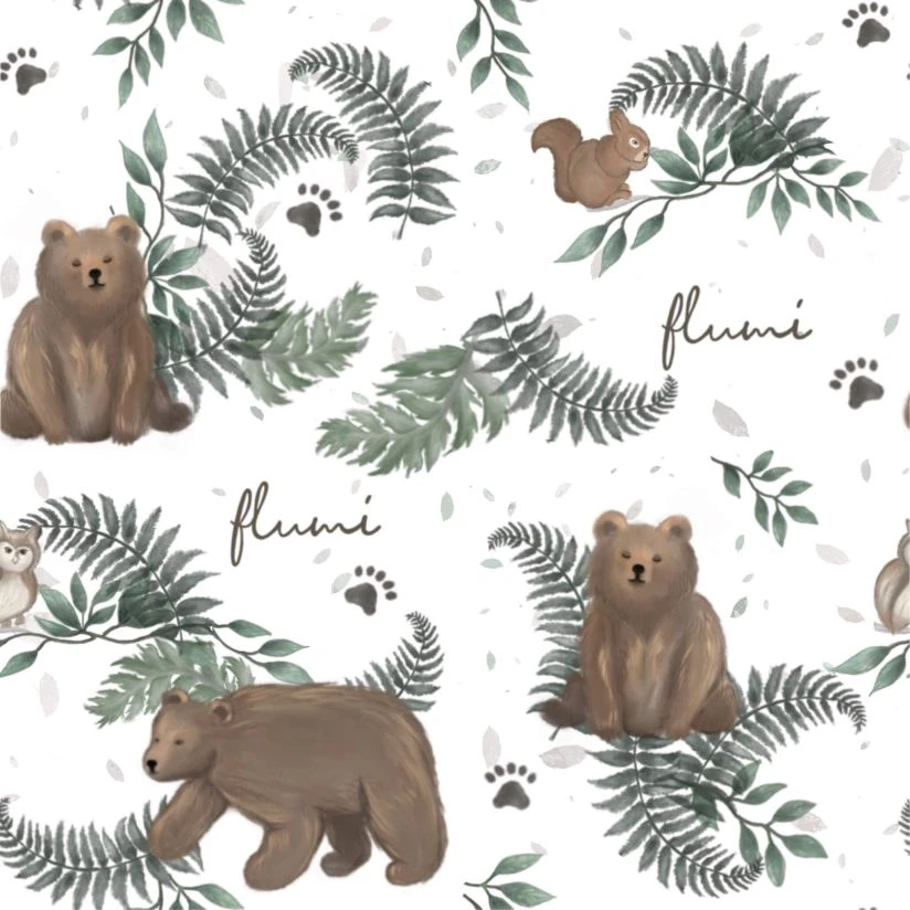 FLUMI personalizuotas kamuoliukų baseinas + 200 kamuoliukų, Bear Baltas aprašymas - Prekės nuotrauka