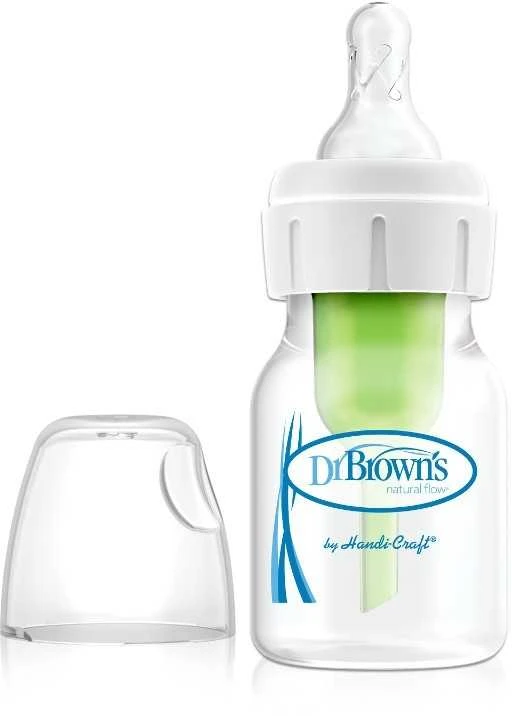 DR. BROWN'S buteliukas OPTIONS+ siauru kakleliu, žindukas neišnešešiotukui, 60ml
