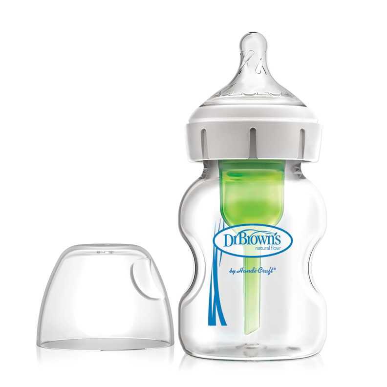 Dr. Browns Crystal Wide Mouth Bottle buteliukas 150 ml