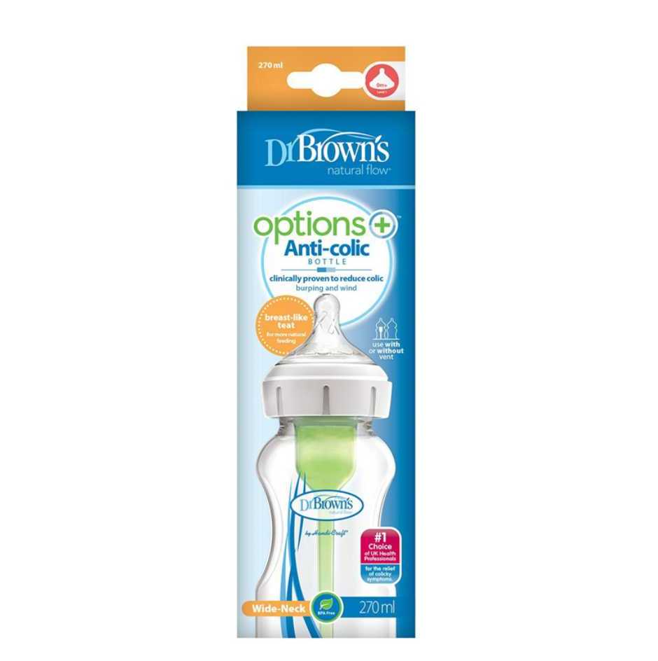 Dr Browns Buteliukas Options Plus 0m 270ml
