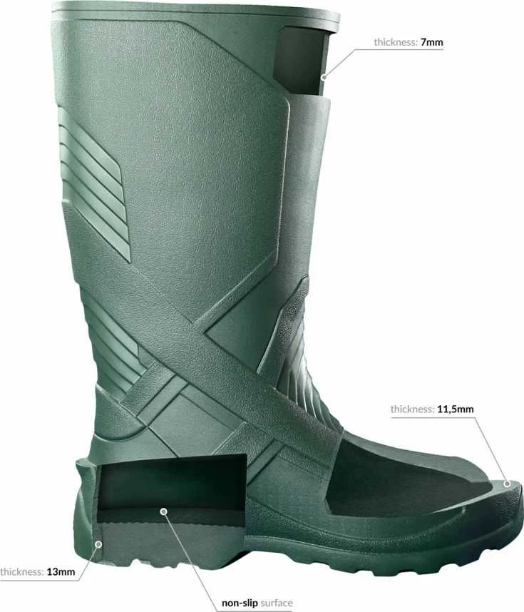 DRY WALKER auliniai batai XTRACK Short, žali
