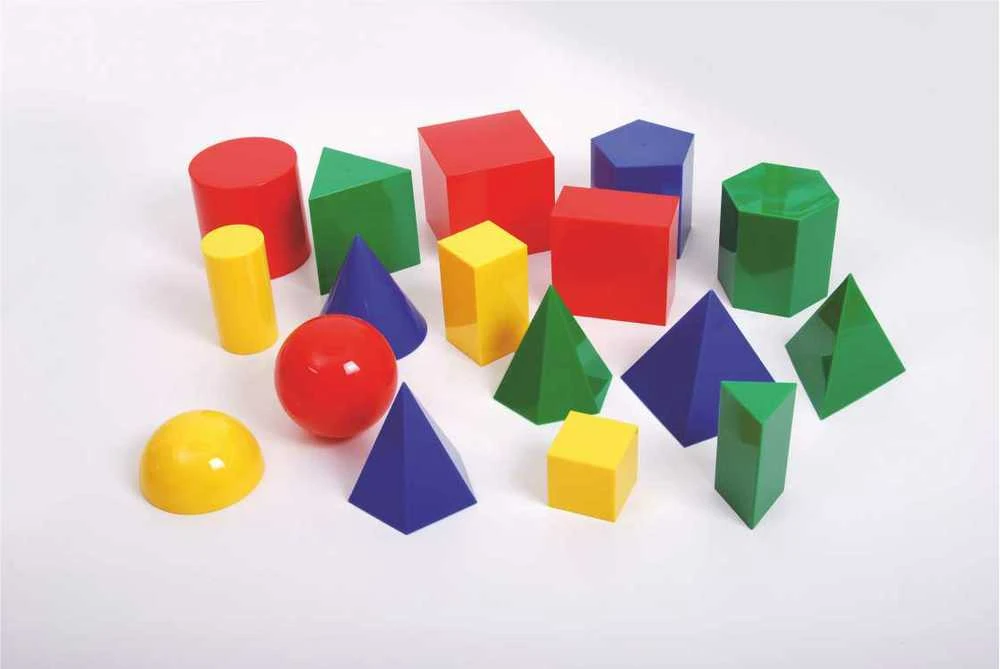 Edx Education EDX didelių geometrinių figūrų rinkinys, 17 vnt.