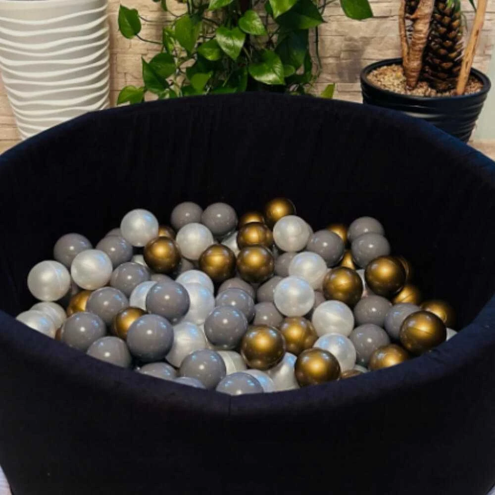 FLUMI kamuoliukai Gold/Dark pilkas/Pearl, 200 vnt.