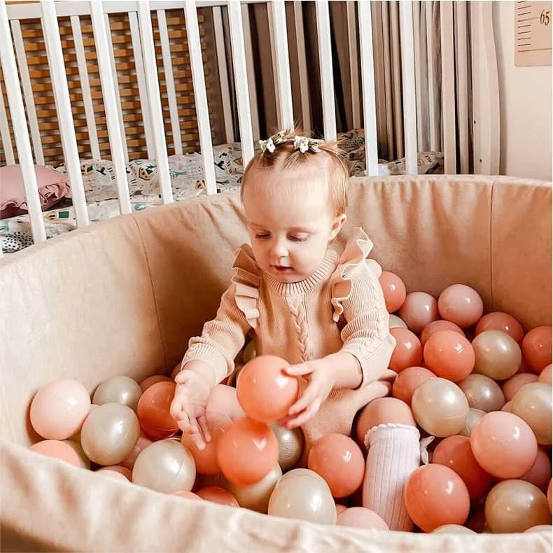 FLUMI kamuoliukai Light auksinis/Light peach/Peach, 200 vnt.
