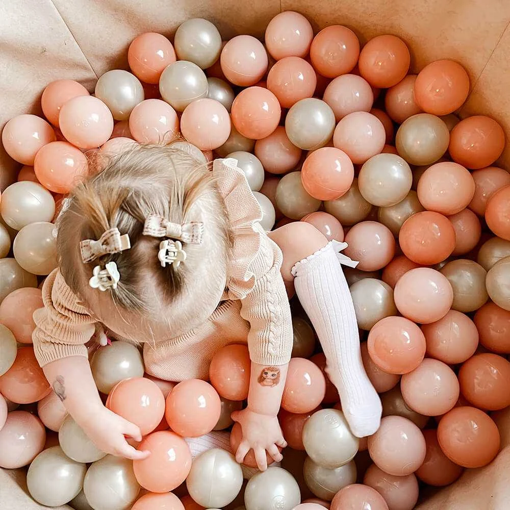 FLUMI kamuoliukai Light auksinis/Light peach/Peach, 200 vnt.