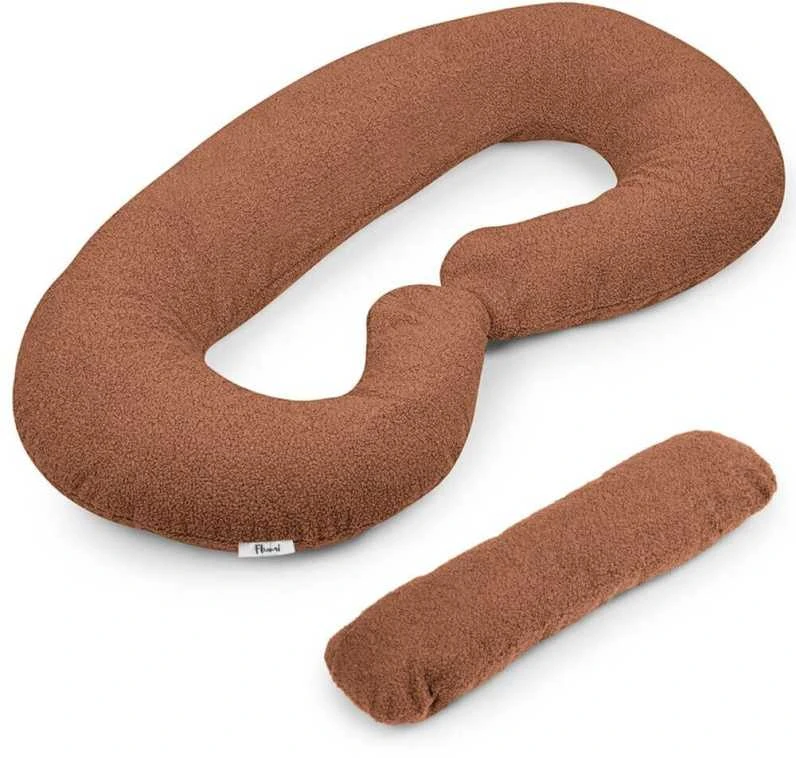 FLUMI nėščiosios ir maitinimo pagalvė TYPE C TEDDY, Chocolate