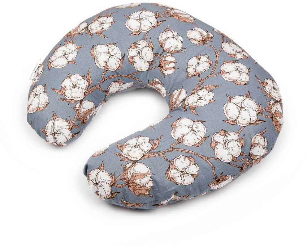 FLUMI maitinimo pagalvė TYPE K, Granat Flowers