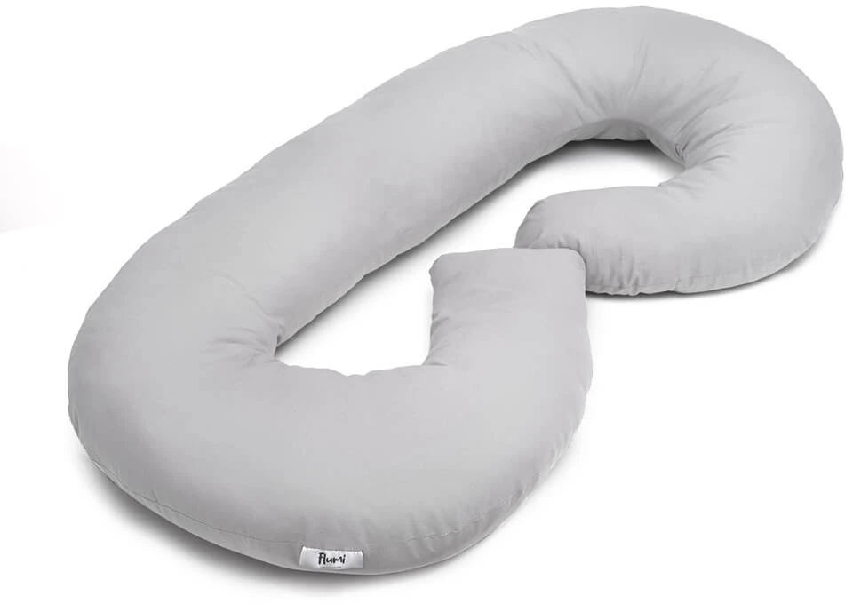 FLUMI nėščiosios ir maitinimo pagalvė TYPE C, Light Pilkas