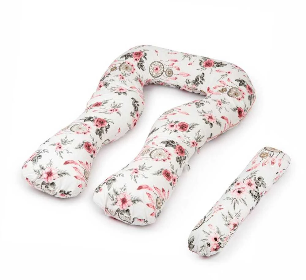 FLUMI nėščiosios ir maitinimo pagalvė TYPE U, Flowers