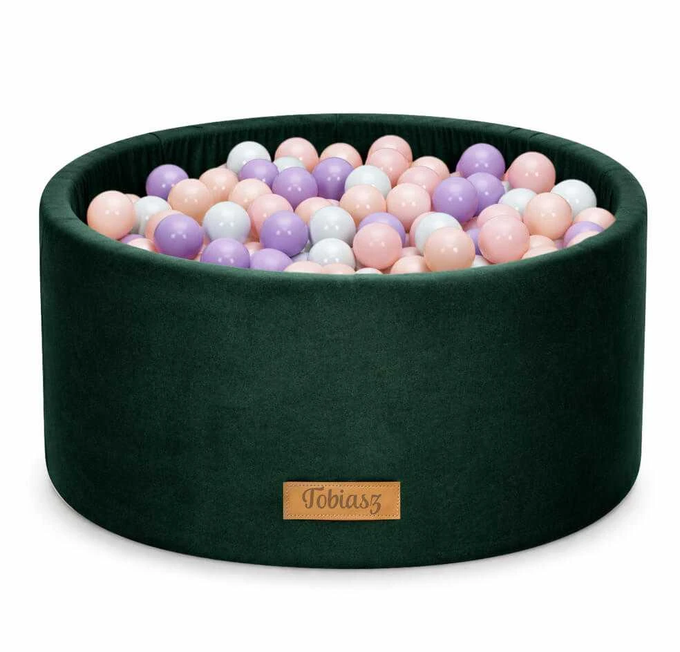 FLUMI personalizuotas kamuoliukų baseinas + 200 kamuoliukų, Dark Žalias