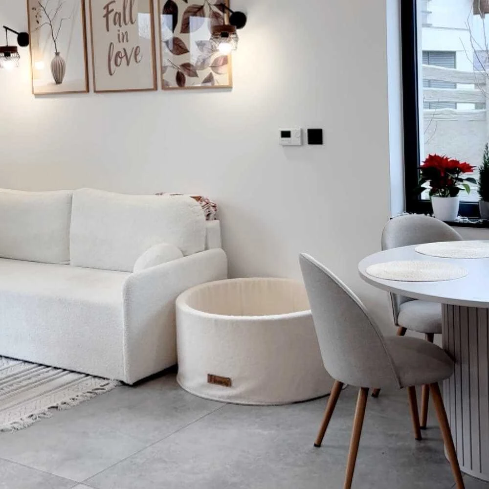 FLUMI personalizuotas kamuoliukų baseinas + 200 kamuoliukų TEDDY, Light rusvai gelsvas