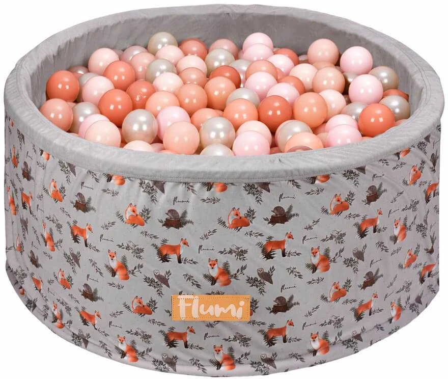FLUMI personalizuotas kamuoliukų baseinas + 200 kamuoliukų, Fox