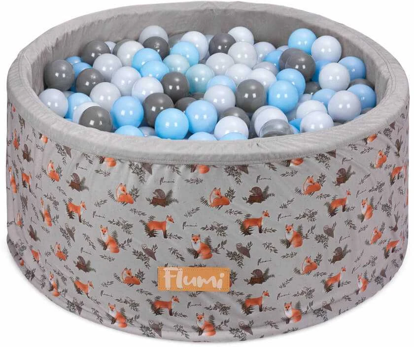 FLUMI personalizuotas kamuoliukų baseinas + 200 kamuoliukų, Fox