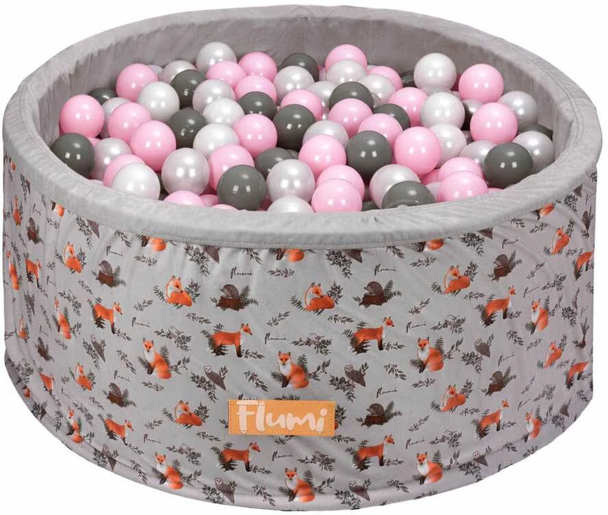FLUMI personalizuotas kamuoliukų baseinas + 200 kamuoliukų, Fox