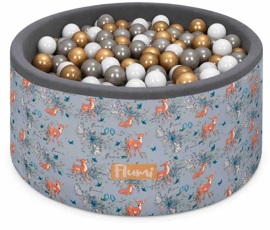 FLUMI personalizuotas kamuoliukų baseinas + 200 kamuoliukų, Deer