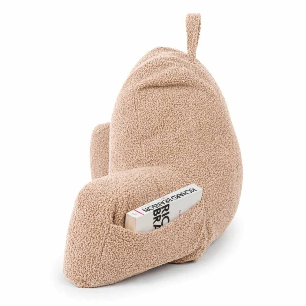 FLUMI skaitymo pagalvė su porankiais ir kišenėmis TEDDY, Sand