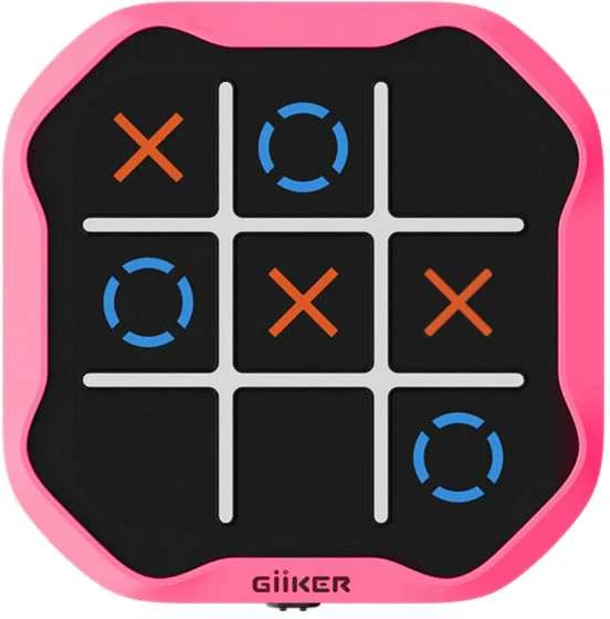 GIIKER TIC-TAC-TOE interaktyvi konsolė susikaupimui ir atminčiai gerinti, ROŽINĖ