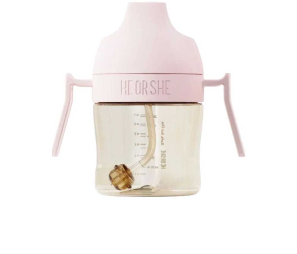 HEORSHE 160 ml silikoninis buteliukas kūdikiui Ultra Wide Neck, baltas