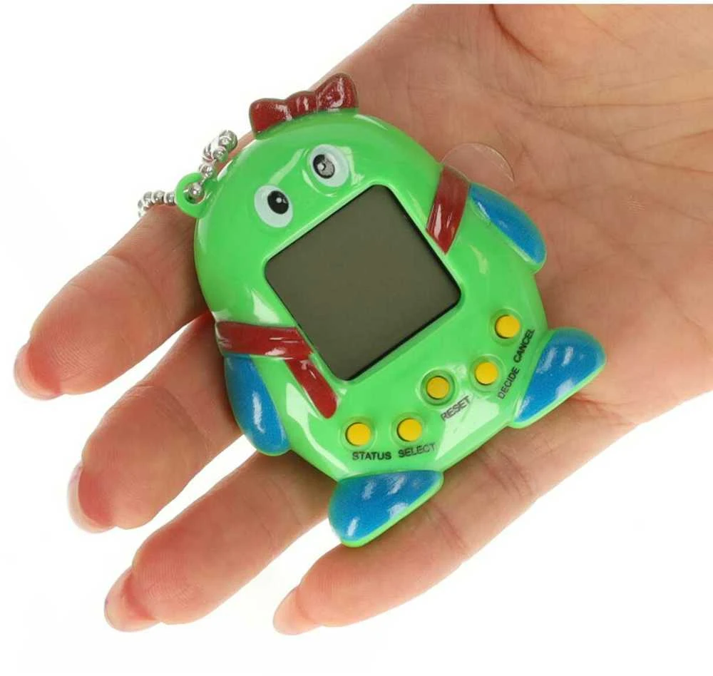 Ikonka KIK elektroninis žaidimas Tamagotchi, žalias