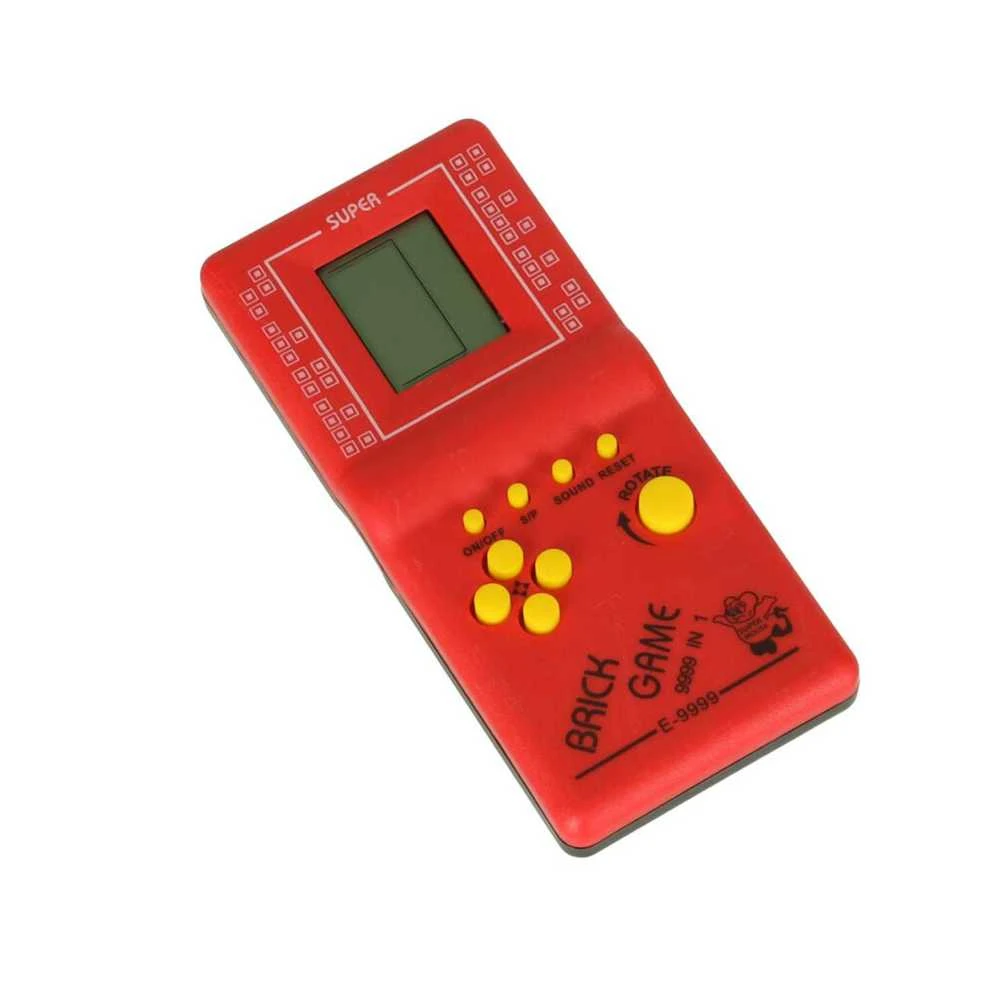 Ikonka KIK elektroninis žaidimas TETRIS 9999in1, raudonas