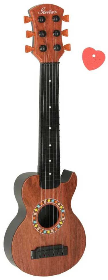 Ikonka Vaikiška gitara, 46,5 cm, ruda/juoda