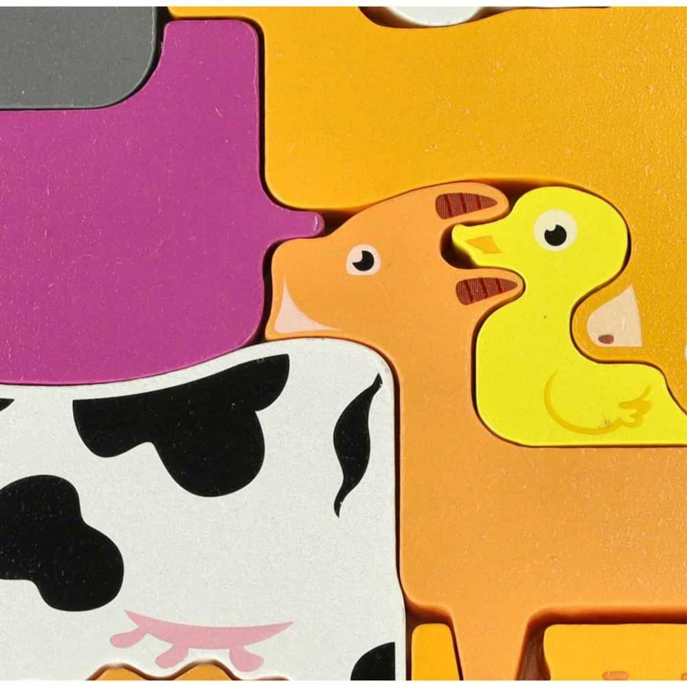 Ikonka KIK medinė dėlionė ANIMALS