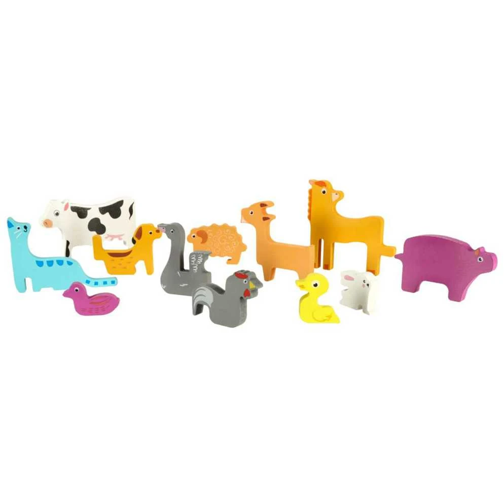 Ikonka KIK medinė dėlionė ANIMALS