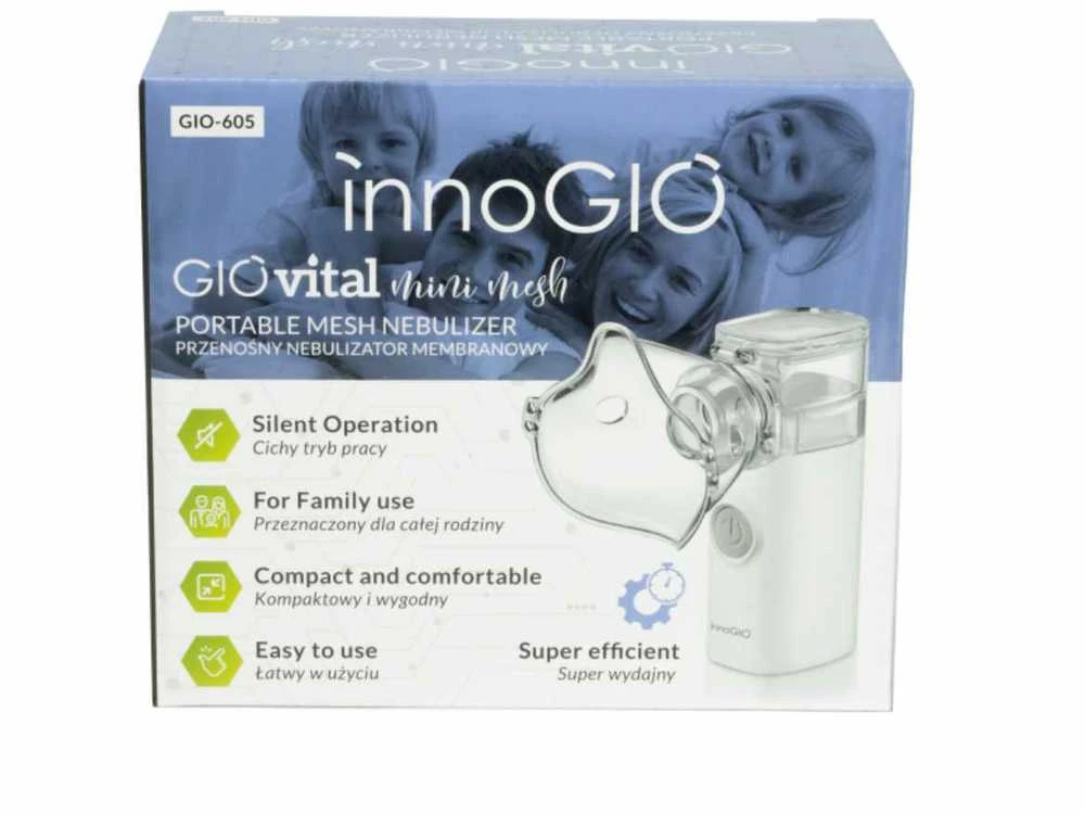 INNOGIO elektrinis inhaliatorius GIOvital Mini mesh, GIO-605