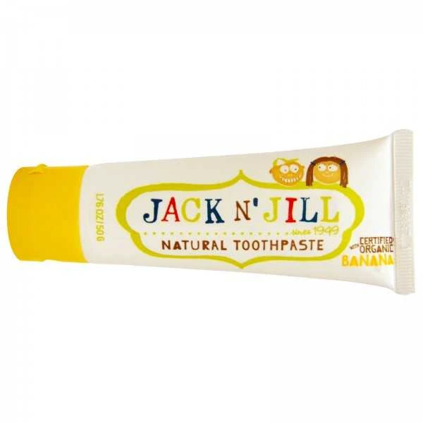 JACK N' JILL natūrali dantų pasta BANANAS, 50 g.