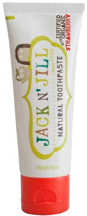 JACK N' JILL natūrali dantų pasta BRAŠKĖ, 50 g.