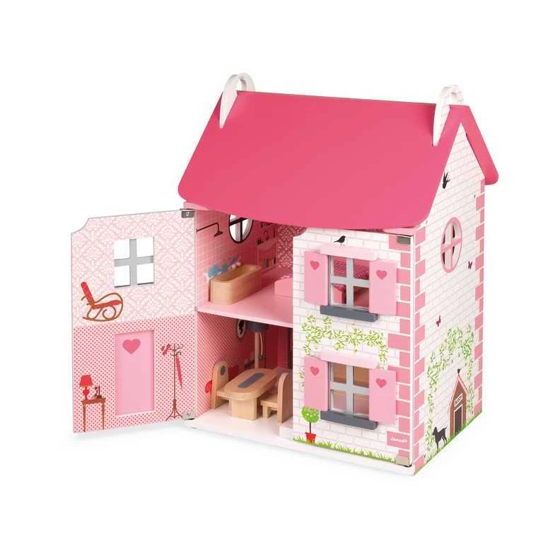 JANOD medinis lėlių namas su baldais MADEMOISELLE DOLL`S HOUSE