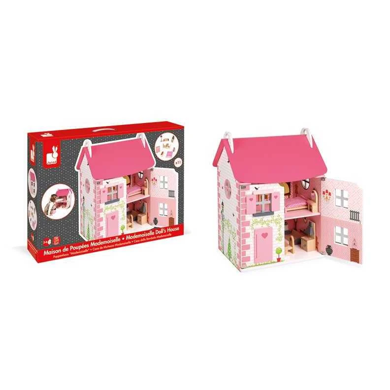 JANOD medinis lėlių namas su baldais MADEMOISELLE DOLL`S HOUSE