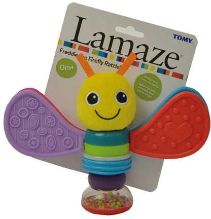 LAMAZE barškutis-kramtukas drugelis FREDDIE