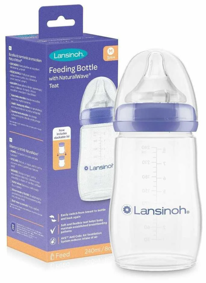 LANSINOH 240 ml maitinimo buteliukas