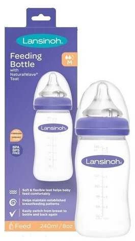 LANSINOH 240 ml maitinimo buteliukas